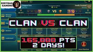 CLAN VS CLAN 165k Points Fast & Easy! | Raid Shadow Legends Clan Guide