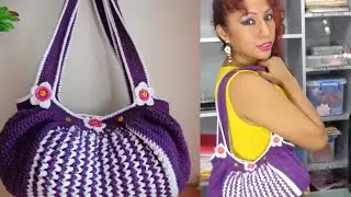 COMO HACER UNA CARTERA JUVENIL  A CROCHET PASO A PASO