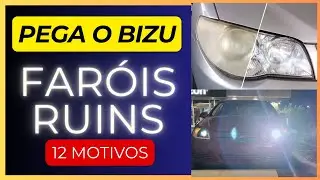 ⚠️ Culpa do CARRO ou do DONO? Conheça 12 motivos para os faróis perderem a eficiência original!