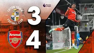 Luton 3-4 Arsenal | Heartbreak 😫 | Premier League Highlights