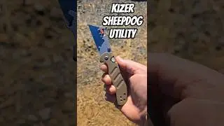 В восторге от этого складного ножа Kizer Sheepdog Top Liner Lock Utility Folder! #shorts #knifeco...