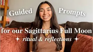 Sagittarius Full Moon Guided Journaling Prompts 🌻 June 14, 2022 with Jocelyn