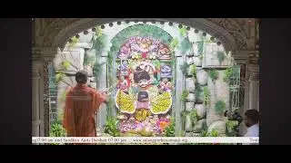 On the occasion of Shravan month of first day divine decorations at salangpur hanumanji🙏 25/7/25🙏🙏🙏