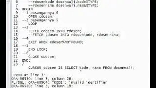 How To Use Explicit Cursor On Oracle PL/SQL