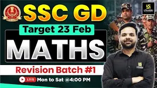 SSC GD Revision Class 2026 | SSC GD Maths #1 | Maths Practice Set | Ashutosh Sir