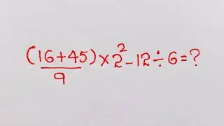 Math Puzzle Challenge? | PEMDAS |Order of Operations Explained | Simple Math Problem?