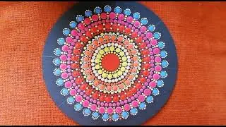 Dot Mandala Course. How to paint mandala in easy steps.