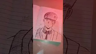 Quick sketch  mash anime character my way ✨#short#mash#viral#popular#anime#art