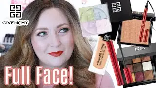 WORTH IT? Full Face of GIVENCHY MAKEUP including the *new* Prisme Libre Skin Caring Glow Foundation