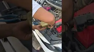 aura car coolant change || coolant change ketna km par karna chiya