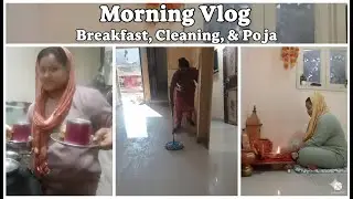 Ghar ki safai aur sukoon wali pooja | My Morning Routine #dailyvlog #minivlog #gharkisafai