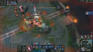 1v5 game winning fiora pentakill [Gold elo]