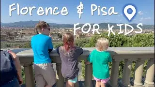 Florence & Pisa in 3 Days with 3 Kids! 🇮🇹 Italy Family Adventure - episode 4