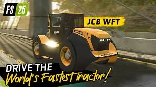 The world&rsquo;s fastest tractor arrives in FS25 - Introducing JCB WFT!