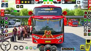 🤩Red Luxury🌹Bus🥰Simulator Indonesia 🚍 | Passenger Pickup Gameplay | BUSSID Hindi