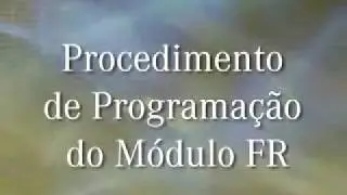 Procedimento de Programacao do FR