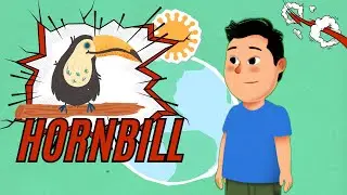 Amazing Hornbill Facts for Kids! | Fun Learning with Zebo and Friend