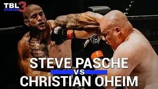 Boxen mit MMA Handschuhen, 130 kg vs 105 kg, Steve aus Frankreich vs Christian aus Deutschland.