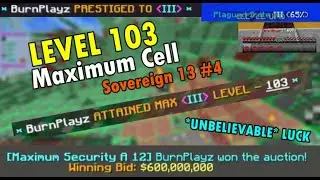 Cosmic Prisons: LEVEL *103* + *CHEAP* MAXIMUM CELL + UNBELIEVABLE  LUCK | Sovereign 13 #4