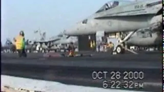 USS Abraham Lincoln CVN-72 Flight Ops Persian Gulf 2000