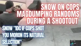 Snow on Cops Shooting Macgregor In The Middle of a Shootout | NoPixel 3.0