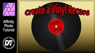 Create a Vinyl Record Affinity Photo Tutorial