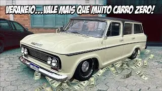 VERANEIO 1968 BAIXA COM PNEUS HANKOOK DYNAMIC - ÉPOCA MARCANTE SÓ OS BACANAS TINHAM