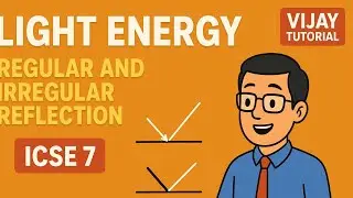 #LightEnergy #ICSE7 #CBSE8 #RealImage #Virtual_Image #TypesOfReflection #Regular #Irregular 