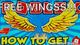 How to get free DIY golden wings on ROBLOX!!!!!