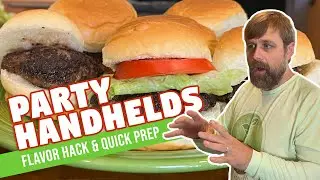 Party Handhelds with Flavor Hack | Organic Seasonings for Burgers, Subs & More
