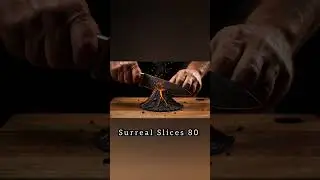 Volcano Cutting ASMR🔥Surreal Cutting Visual#cloudknife #creativecooking #shorts #aivideo #shortsfeed