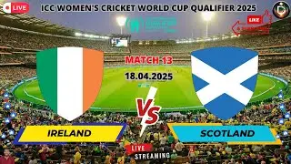 🔴Ireland Women vs Scotland Women | IREW v SCOW | Women World Cup Qualifier Live Score Stream 2025🔴