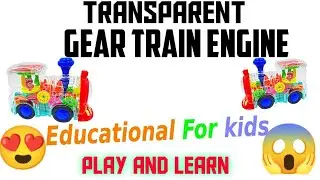 Transparent Train Engine  Tr Unboxing & testing - Chunmun Toy Tv