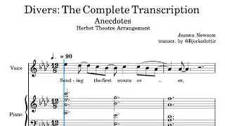 &ldquo;Anecdotes&rdquo; Joanna Newsom piano tutorial by bjorksdottir