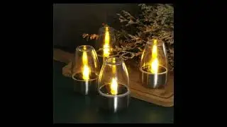 LED Solar Candles Light Flameless