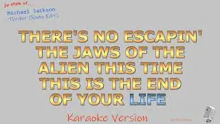 Michael Jackson - Thriller (Radio Edit) Instrumental and Karaoke