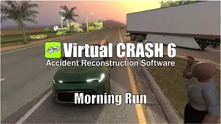 Morning Run | A Ped Impact Simulation | Virtual CRASH 6