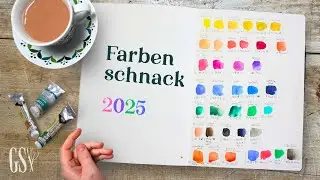 Farbenschnack 2025: Ein gemütlicher Blick in meinen Aquarellkasten