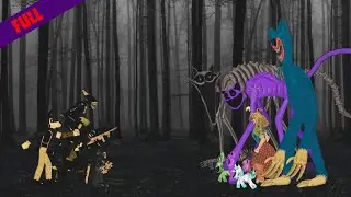 Bendy, Allison Angel, and Boris Fight Poppy Playtime Monsters