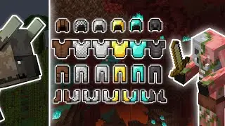 RAVAGER VS ALL ARMOURED ZOMBIFIED PIGLINS | MINECRAFT