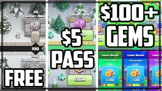 Free vs Pass vs Gem to MAX! Clash of Clans Cookie RUMBLE
