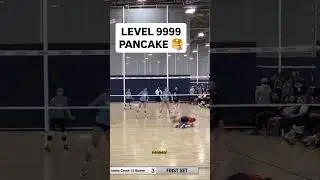 Insane pancake 🫡 #music #volleyball #viralsports #epicsaves #foryou #1inamillion #insanemoves #fyp