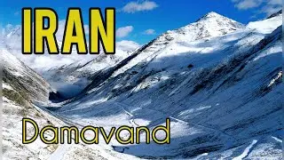 driving in tehran |The first snow in Damavand mountains | Iran Tehran 2023