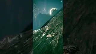Alien forest in Exo One #exoone  #exoplanets #relaxing #forest #gaming