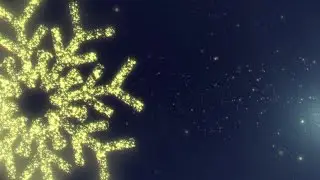 Sparkling Snowflake - HD Video Background Loop