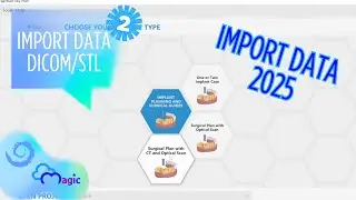 Blue Sky 5 tutorial / How to import data تعلم كيفية اضافة ال dicom و ال stl files