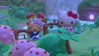 Discovering A Hidden Meadow & Photo Opportunity! | Hello Kitty Island Adventure | No Commentary | 22