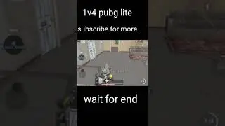 pubg lite 1v4 #shorts #pubglite