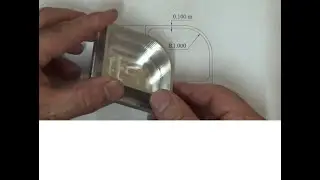 Arc machining on a manual mill using the Cartesian Display