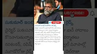 IT raids on director Sukumar house